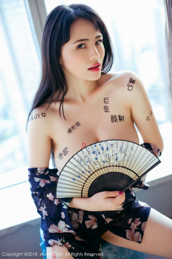 秀人网No.1151瑞瑞透明运动衣写真爆乳圆润