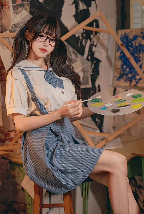 黏黏团子兔咬一口兔娘 未成名画作