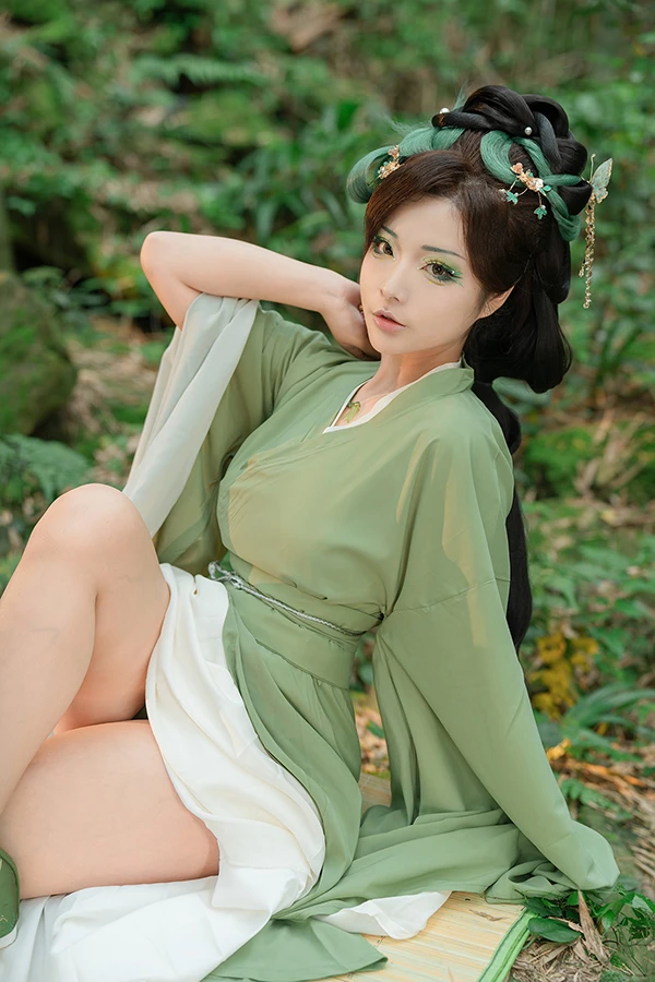 网红美女yuuhui玉汇子 妖娆多姿粽叶仙