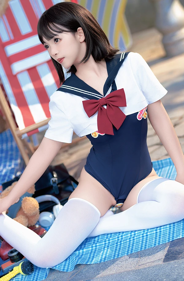 高质量coser@Bangni邦尼 反差JK泳装