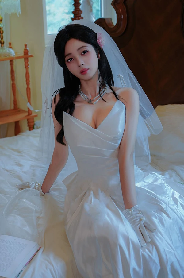 秀人女神朱朱molly美丽新娘情迷意乱私购图